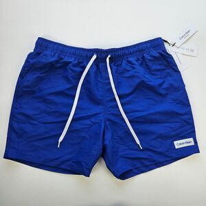 Calvin Klein NWT Men's Blue Beach Pool Swim Trunks XL